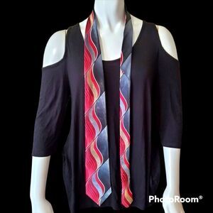 George Red, Gray, & Tan Tie